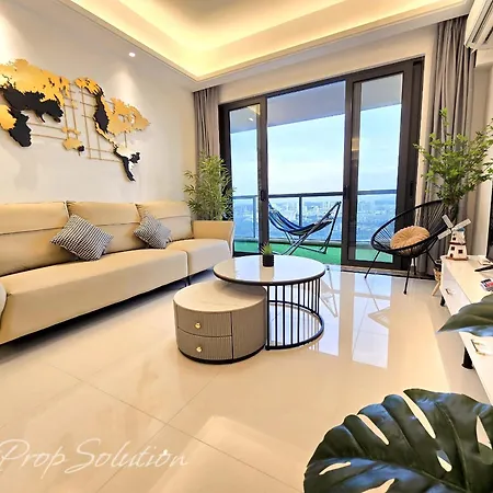 Full Seaview 3Br Johor Bahru Ciq 9-10 Pax Apartment Exterior photo
