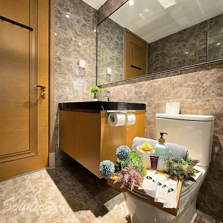 Full Seaview 3Br Johor Bahru Ciq 9-10 Pax Apartment Exterior photo