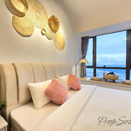 Full Seaview 3Br Johor Bahru Ciq 9-10 Pax Apartment Exterior photo