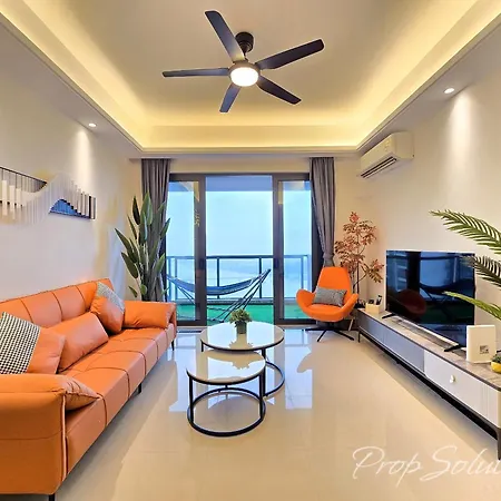 Full Seaview 3Br Johor Bahru Ciq 9-10 Pax Apartment Exterior photo