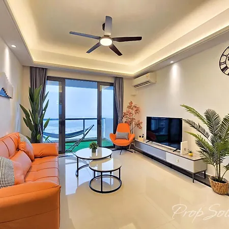 Full Seaview 3Br Johor Bahru Ciq 9-10 Pax Apartment Exterior photo